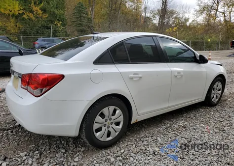 2014 Chevrolet Cruze Ls из США, поврежденный, VIN 1G1PA5SH3E7425523
